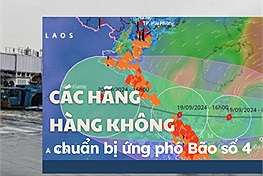 Hàng không chuẩn bị ứng phó bão số 4 trong mọi tình huống