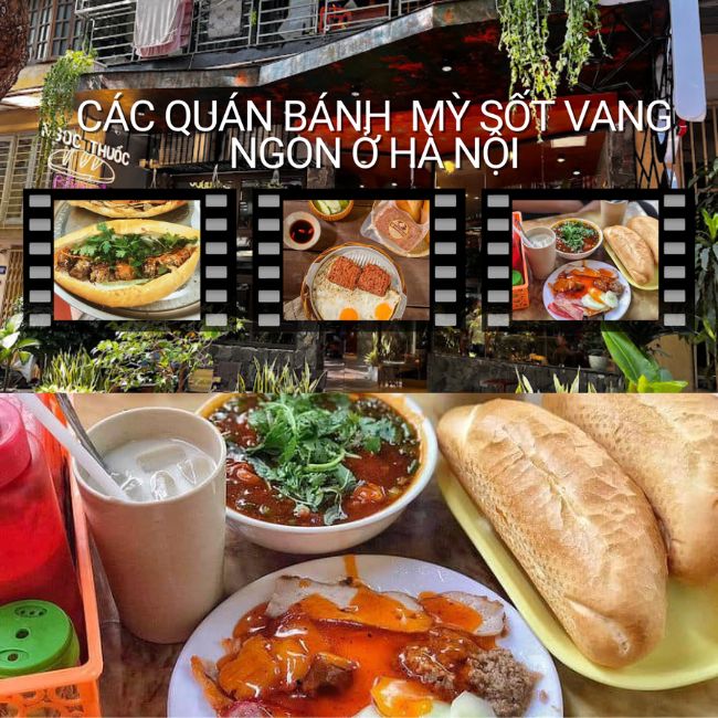 Mùa thu đến lại thèm bánh mỳ sốt vang, ai ở Hà Nội nhớ ghé mấy quán này thưởng thức