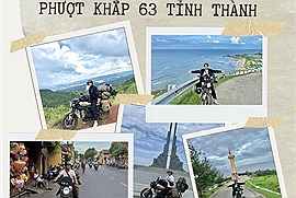 Anh chàng chạy xe 8.000 km để "hoàn thành chỉ tiêu" phượt khắp 63 tỉnh thành