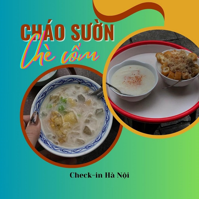 "Combo" cháo sườn - chè cốm phố cổ Hà Nội bỗng gây sốt cộng đồng mạng