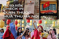 Những địa điểm check in quen thuộc mỗi mùa thu Hà Nội đến