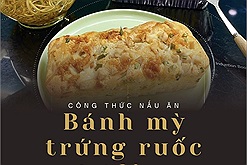 Bánh mỳ trứng ruốc tự làm tận dụng nguyên liệu gia đình sẵn có