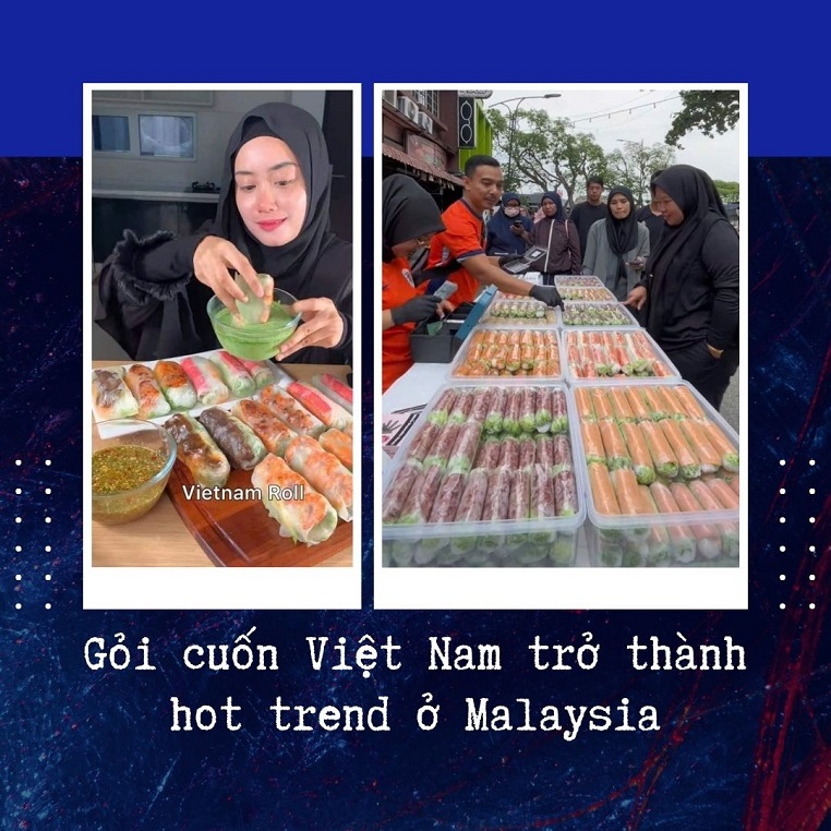 Gỏi cuốn Việt Nam trở thành hot trend ở Malaysia: Bán 1.200 chiếc gỏi cuốn trong hơn 1 giờ đồng hồ