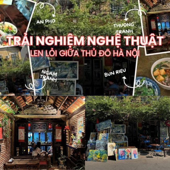 Trải nghiệm nghệ thuật bình dị trong những điểm đến ẩm thực Hà Nội