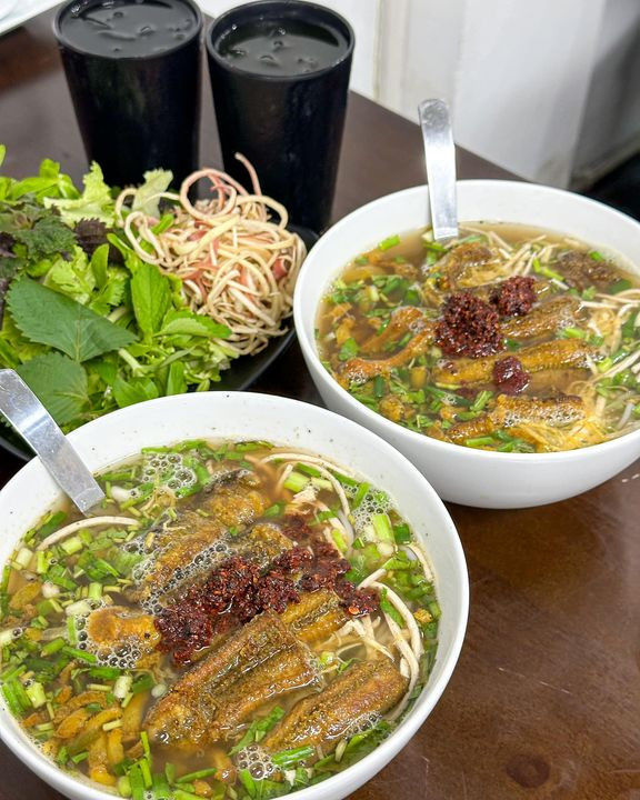 bún thang lươn Phố Hiến