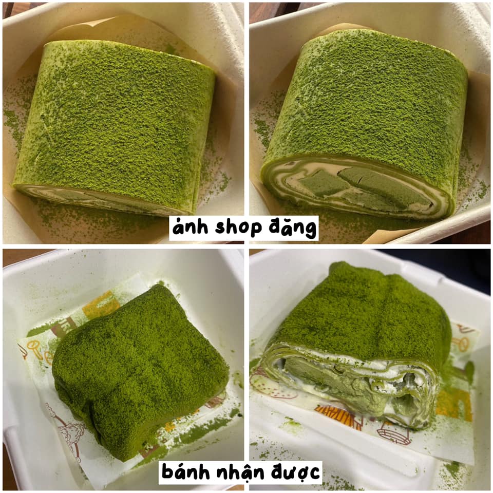 Bánh crepe mềm dẻo cuộn pudding