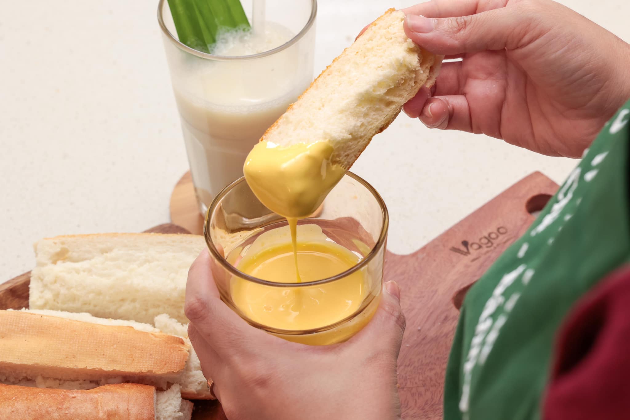 bánh mì kem trứng Hải Phòng