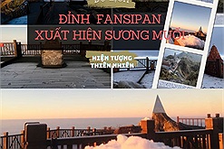 Fansipan có thể sẽ xuất hiện hiện tượng sương muối dày đặc trong mùa đông năm nay