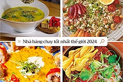 Top 10 nhà hàng phục vụ món chay và thuần chay tốt nhất thế giới năm 2024