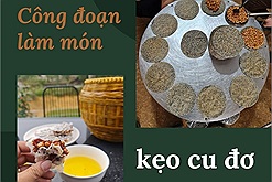 Tín đồ ẩm thực tiết lộ các công đoạn làm kẹo cu đơ ở quê hương Nghệ An