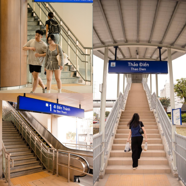 Những góc check in tại Metro Bến Thành - Suối Tiên