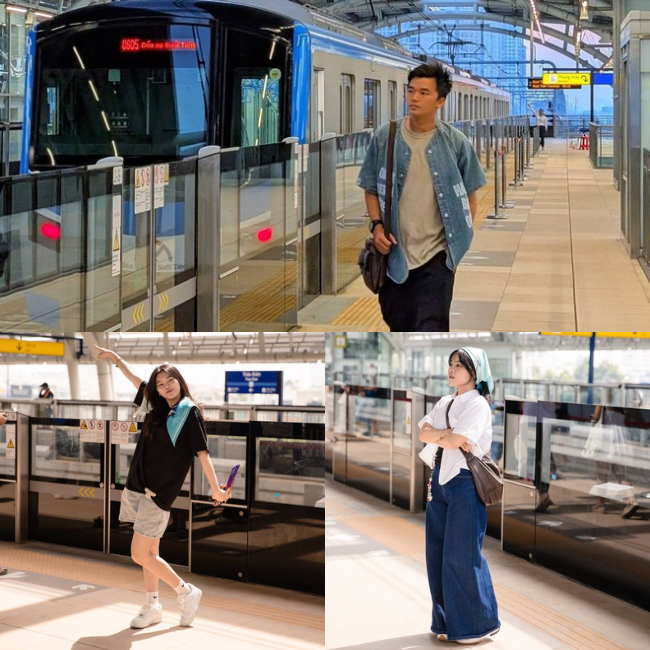 Những góc check in tại Metro Bến Thành - Suối Tiên