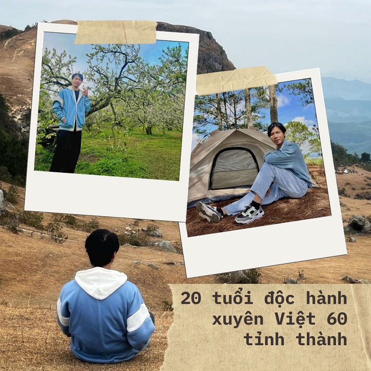 20 tuổi độc hành xuyên Việt qua 60/63 tỉnh thành: Tiếc nuối vì chỉ còn 3 tỉnh nữa là hoàn thành hết 63 tỉnh