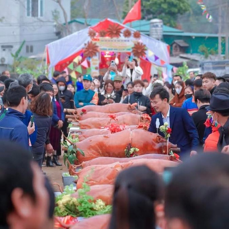 hội thi lợn quay Lạng Sơn