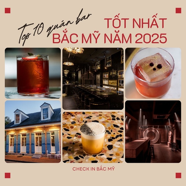 Top 10 quán bar tốt nhất Bắc Mỹ năm 2025: Quán quân thuộc về một địa điểm tại Mexico