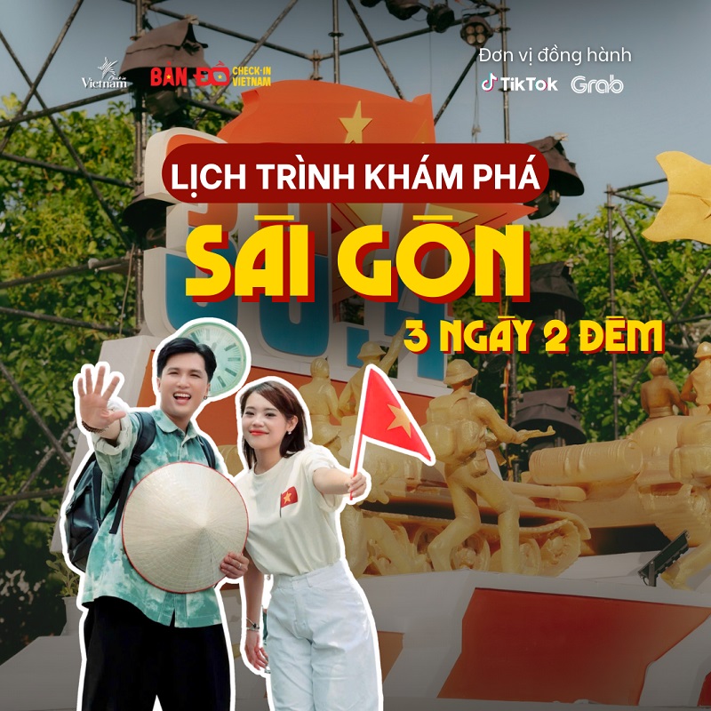 Gợi ý lịch trình check in Sài Gòn trong 3N2Đ