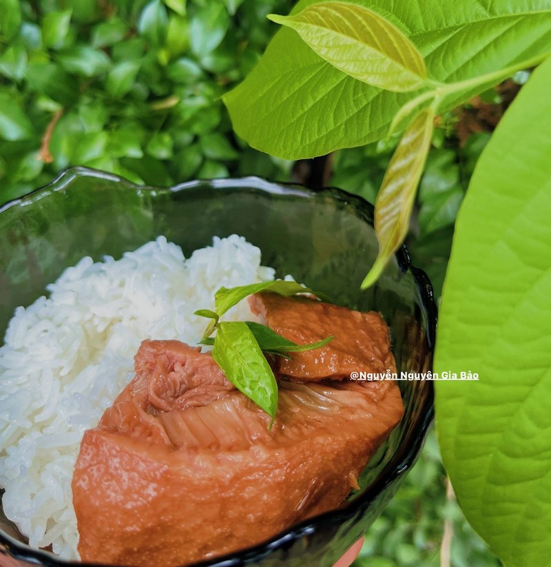 mít kho và nộm mít