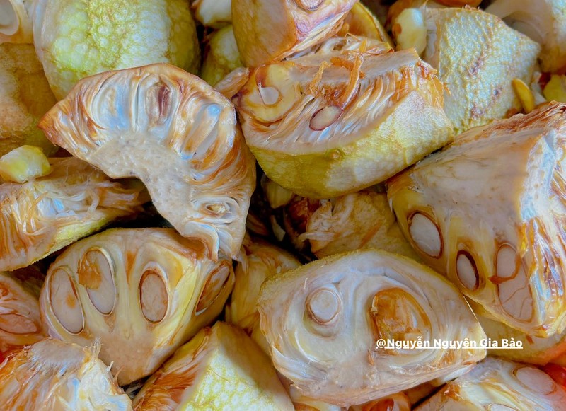 mít kho và nộm mít