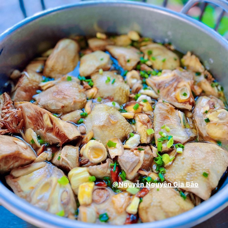 mít kho và nộm mít