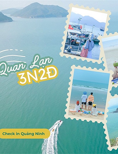 Lịch trình 3N2Đ đến với Quan Lạn hoang sơ và yên bình - "Viên ngọc xanh của biển miền Bắc"