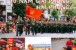 Nhìn lại không khí tưng bừng của lễ diễu hành kỷ niệm 70 năm Giải phóng Hải Phòng qua ống kính thành viên Check in Vietnam