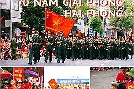 Nhìn lại không khí tưng bừng của lễ diễu hành kỷ niệm 70 năm Giải phóng Hải Phòng qua ống kính thành viên Check in Vietnam