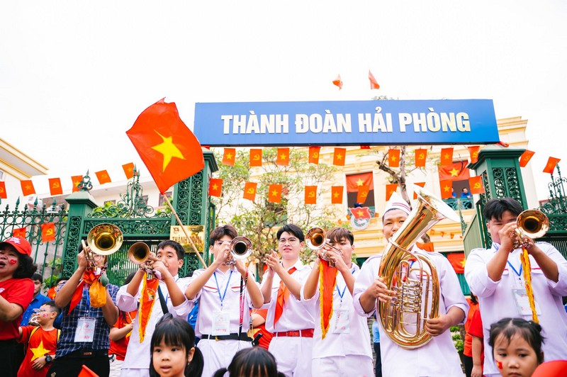lễ diễu hành kỷ niệm 70 năm Giải phóng Hải Phòng