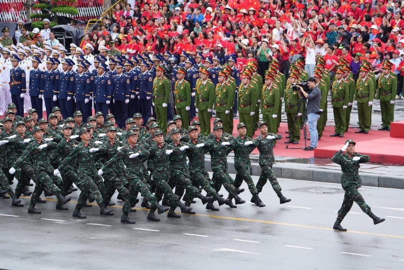 lễ diễu hành kỷ niệm 70 năm Giải phóng Hải Phòng