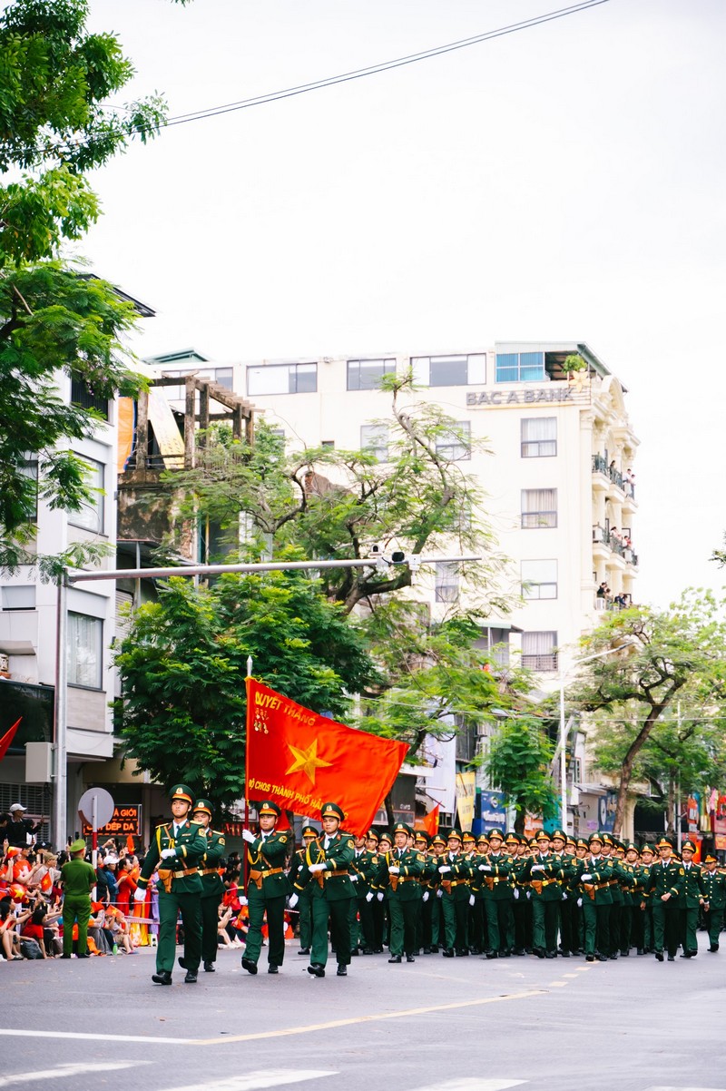 lễ diễu hành kỷ niệm 70 năm Giải phóng Hải Phòng
