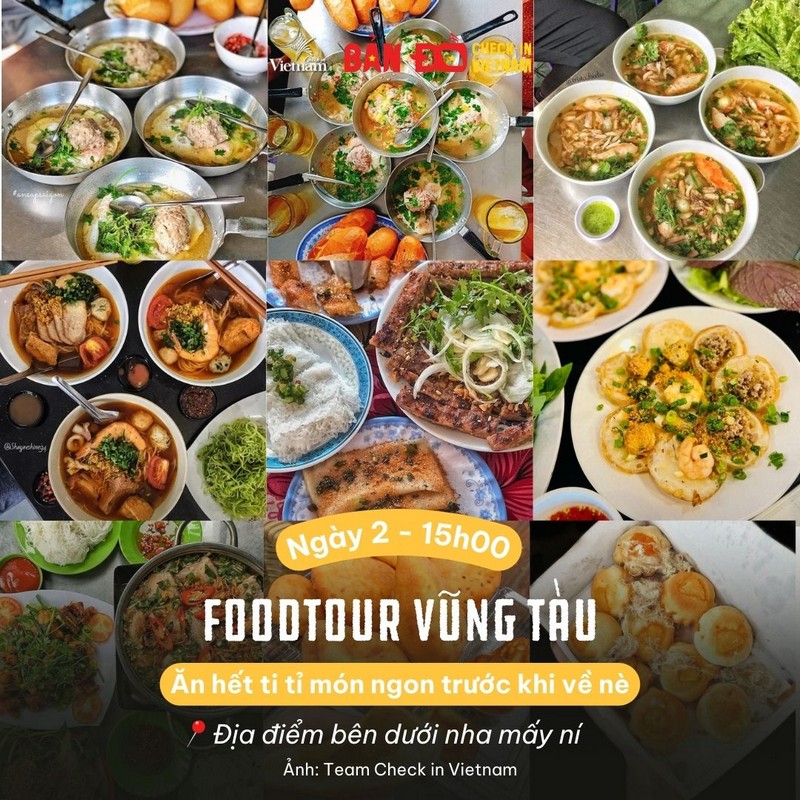 Lịch trình Vũng Tàu 2N1Đ