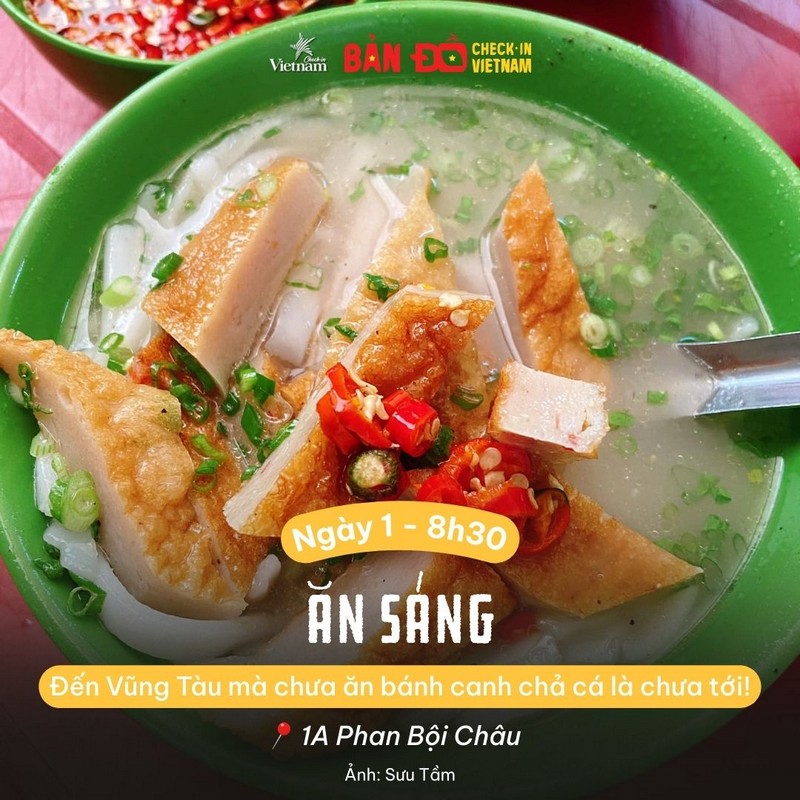 Lịch trình Vũng Tàu 2N1Đ