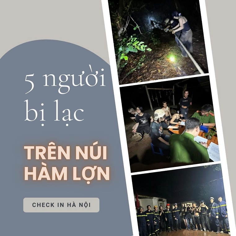 5 người lạc trên núi Hàm Lợn và phải gọi cảnh sát giải cứu khiến dân mạng thắc mắc "sao không dùng Google Maps"!