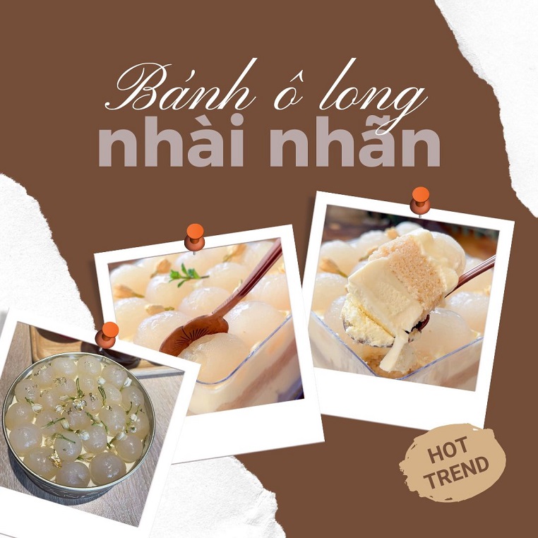 Bánh ô long nhài nhãn thanh mát cho mùa hè - Hot trend sôi động cộng đồng suốt tháng qua