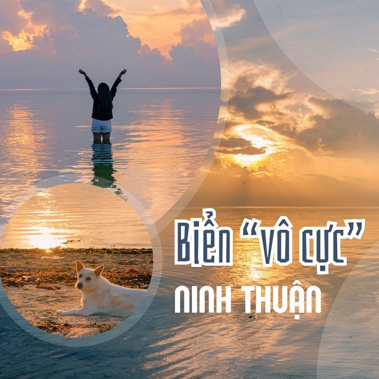Thêm một lựa chọn biển "vô cực" ở Ninh Thuận, độ đẹp không thua kém biển "vô cực" ở Thái Bình