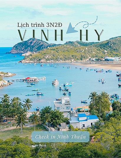 Lịch trình 3N2Đ vi vu vịnh Vĩnh Hy: "Sống chậm giữa thiên nhiên xanh mát, biển, núi, vịnh ôm trọn tầm mắt"
