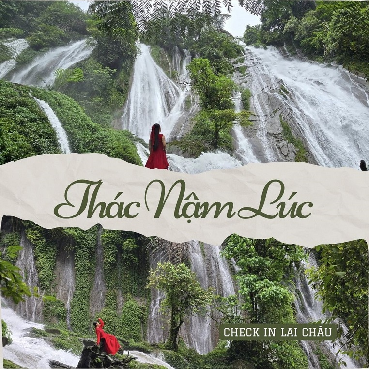 Ngọn thác kỳ vĩ như cảnh thiên đường ở Lai Châu được gợi ý để "đi tránh cái nóng 40 độ của Hà Nội"