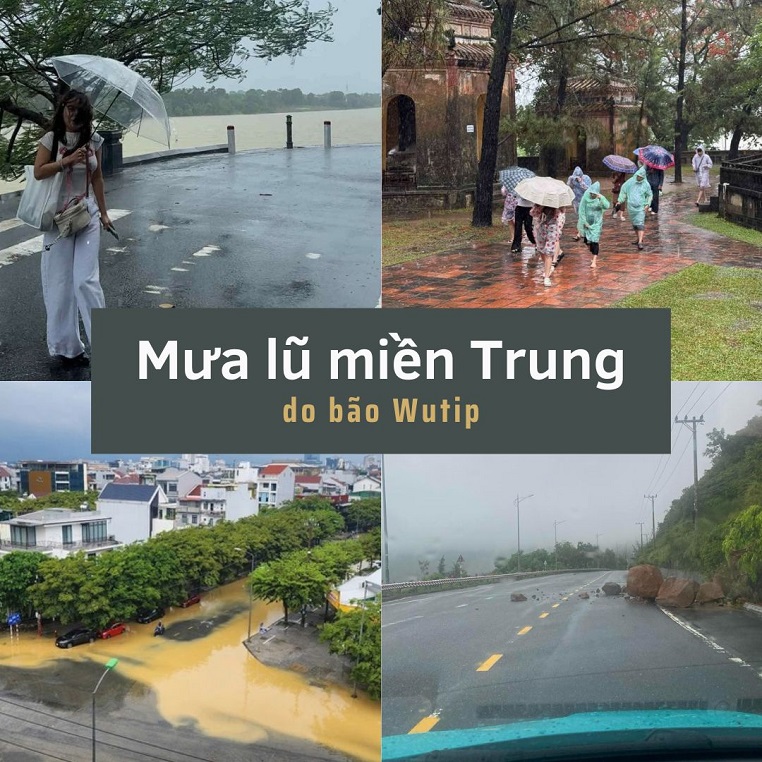Du lịch miền Trung chống chọi mưa lũ do bão số 1 - Wutip: Trải nghiệm trăm năm có một của tín đồ du lịch!