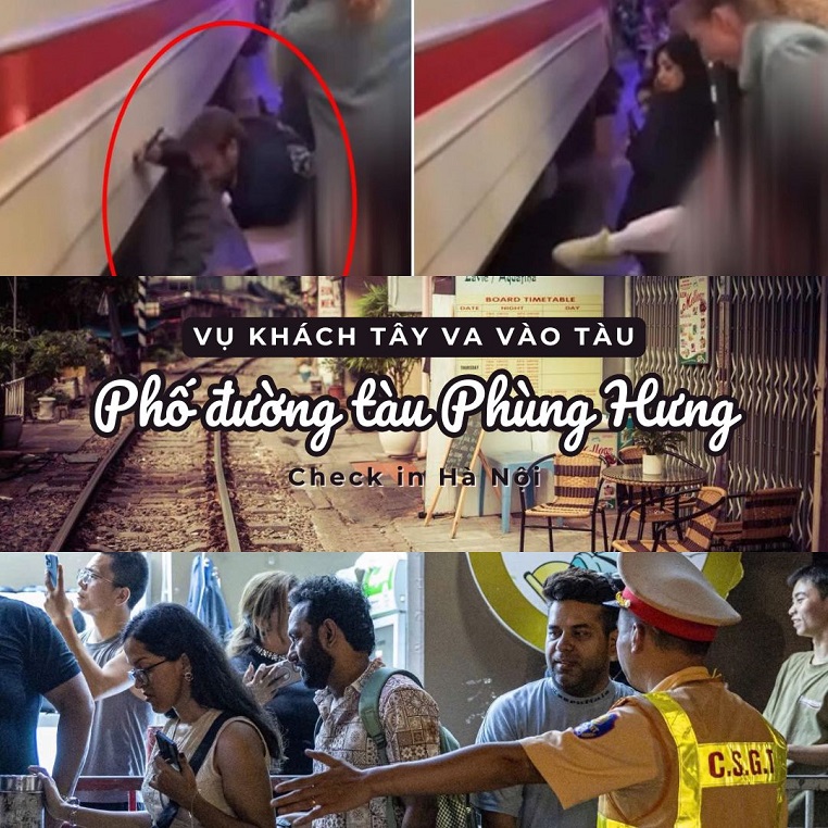 Phố cà phê đường tàu Phùng Hưng liệu còn hoạt động sau vụ khách Tây va vào tàu?