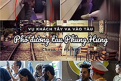 Phố cà phê đường tàu Phùng Hưng liệu còn hoạt động sau vụ khách Tây va vào tàu?