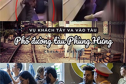 Phố cà phê đường tàu Phùng Hưng liệu còn hoạt động sau vụ khách Tây va vào tàu?