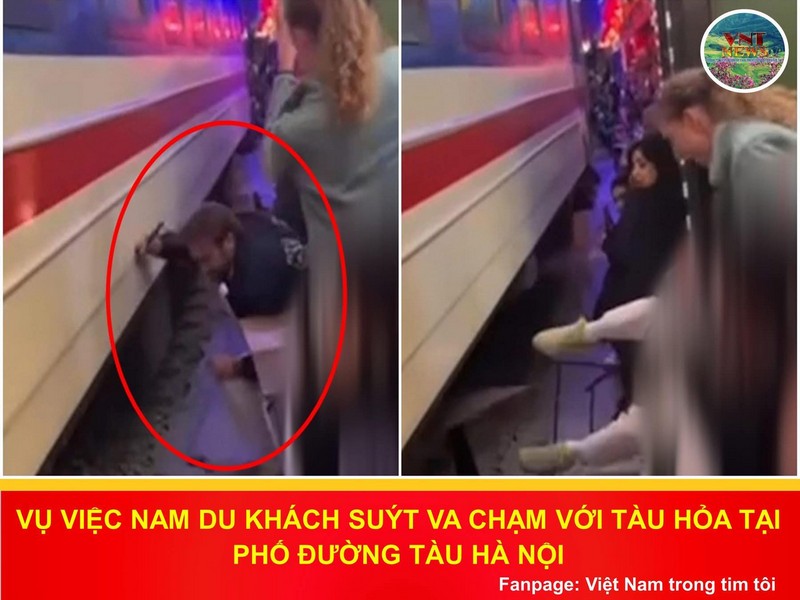 khách Tây va vào tàu