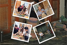 Một ngày trải nghiệm làm mây tre đan tại làng Bao La