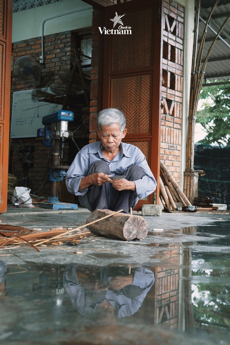 mây tre đan tại làng Bao La