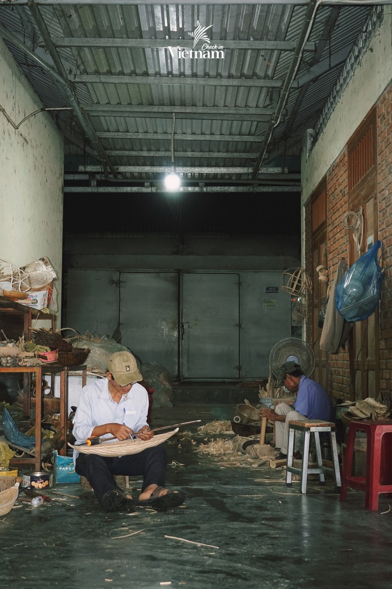 mây tre đan tại làng Bao La