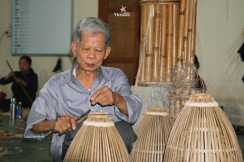 mây tre đan tại làng Bao La