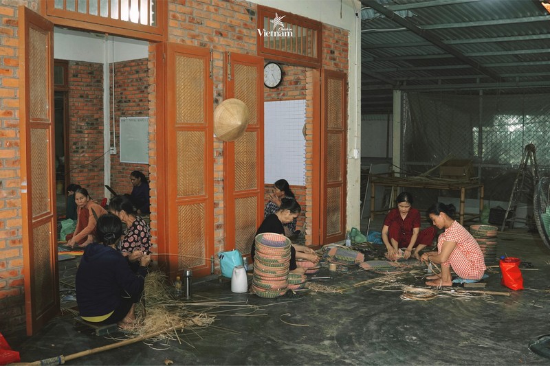 mây tre đan tại làng Bao La