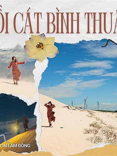 Phát hiện đồi cát trắng Bình Thuận "vắng vẻ và không mất phí", chill hơn đồi cát Bàu Trắng