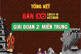 Bản đồ Check in Vietnam khép lại giai đoạn 2 "Tiếp nối di sản" với 123 triệu lượt xem trên TikTok