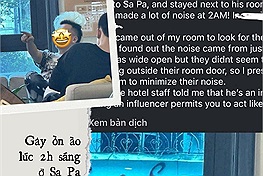 Vụ việc "người nổi tiếng" làm ồn lúc 2h sáng ở Sa Pa: Netizen chỉ trích "chú gà biết kêu to giữa đêm"