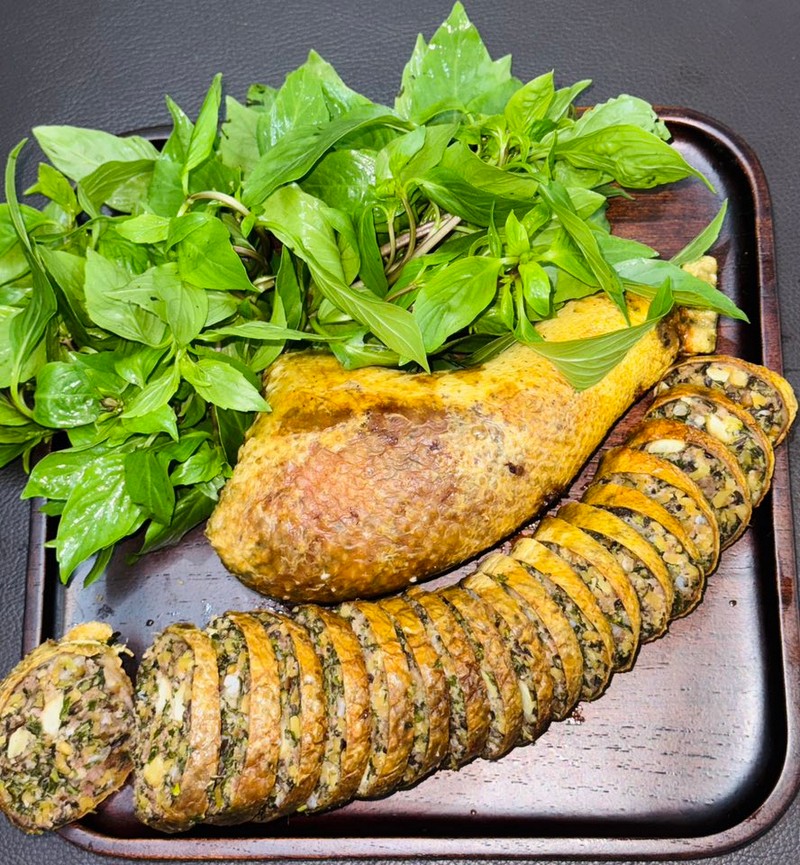 cách làm món dồi cổ ngan